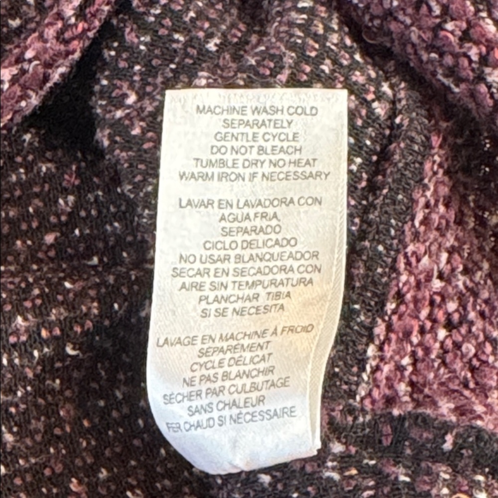 Kut from the Kloth sweater purple and black women’s size medium - Picture 6 of 9